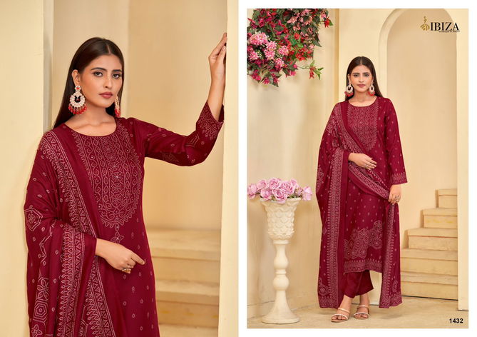 Hasina By Ibiza Viscose Pashmina Printed Dress Material Wholesale Price In Surat